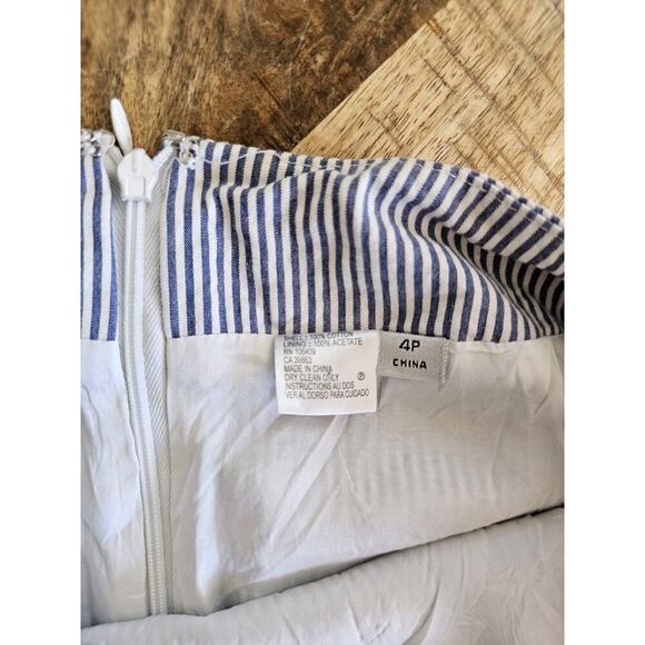 Tahari Women's Seersucker Striped Blazer & Skirt Set Size 4P Career Coastal - Picture 14 of 16